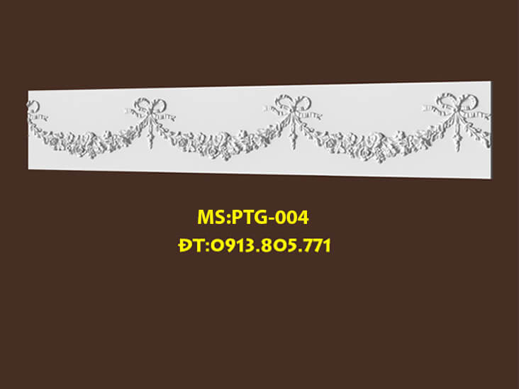Phù điêu xi măng đúc sẵn là giải pháp trang trí kiến trúc tối ưu nhà phố PTG004