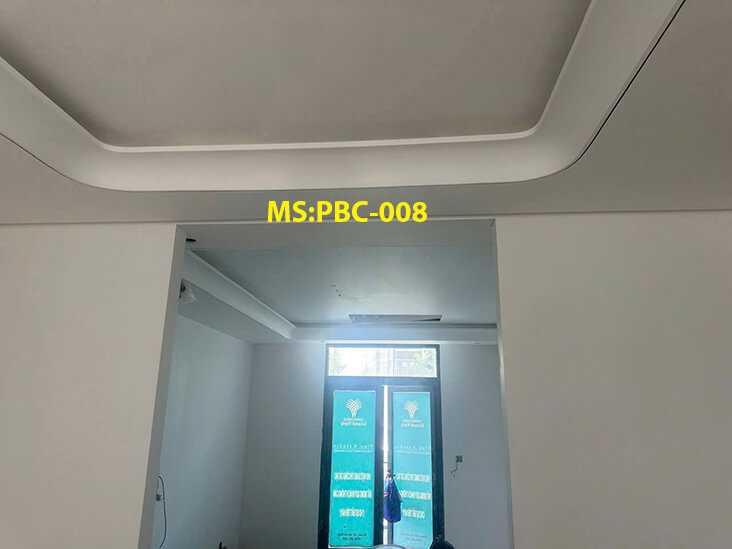 Phào bo cong trần thạch cao tại tphcm PBC008