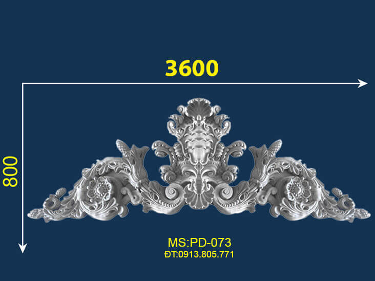1000+ mẫu phù điêu hoa văn đẹp và báo giá thi công PD073